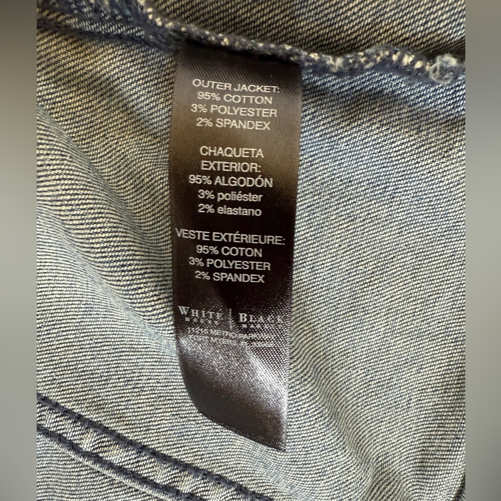 White House Black Market Denim Jacket - Picture 2 of 5